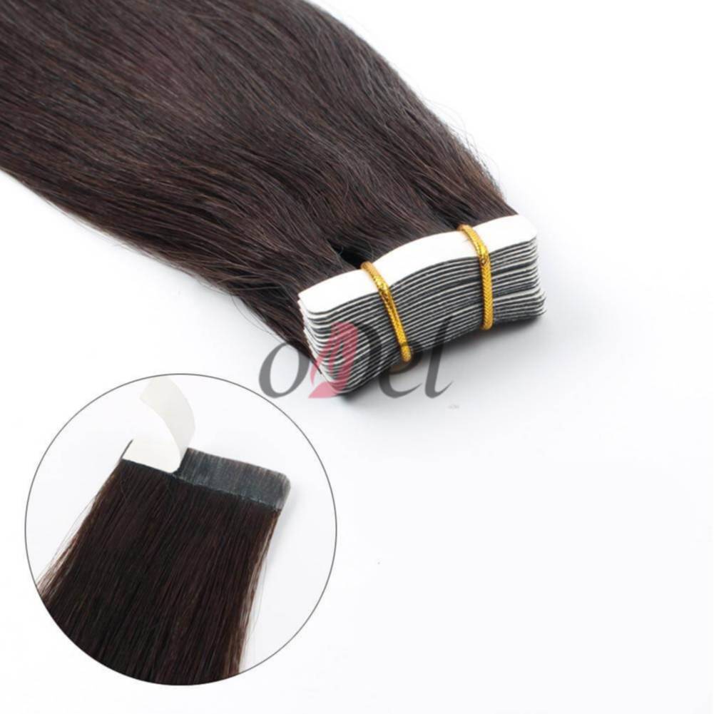 REMY FILIPINO HAIR TAPE IN EXTENSIONS 20 PCS 50G DARK BROWN
