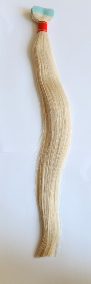 REMY FILIPINO HAIR TAPE IN EXTENSIONS 20PCS 50G 60 PLATINUM BLONDE