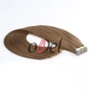 REMY INDIAN HAIR TAPE IN EXTENSIONS 20PCS 50G 6 LIGHT BROWN (CLEARANCE SALE) - Image 4