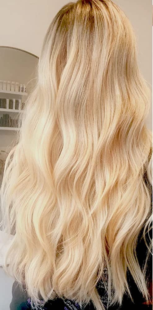 Remy Filipino Flat-Tip Hair Extensions 27/613 Strawberry Bleach Blonde