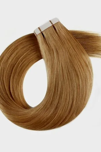 REMY INDIAN HAIR TAPE IN EXTENSIONS 20PCS 50G 8 ASH BROWN (CLEARANCE SALE)