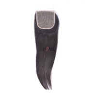 Raw VIRGIN INDONESIAN STRAIGHT hair HD lace closure