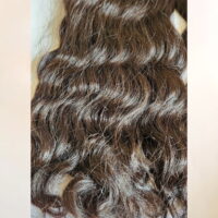PURE RAW VIRGIN BURMESE DOUBLE DRAWN WEFT WAVY HAIR 200G 16INCHES