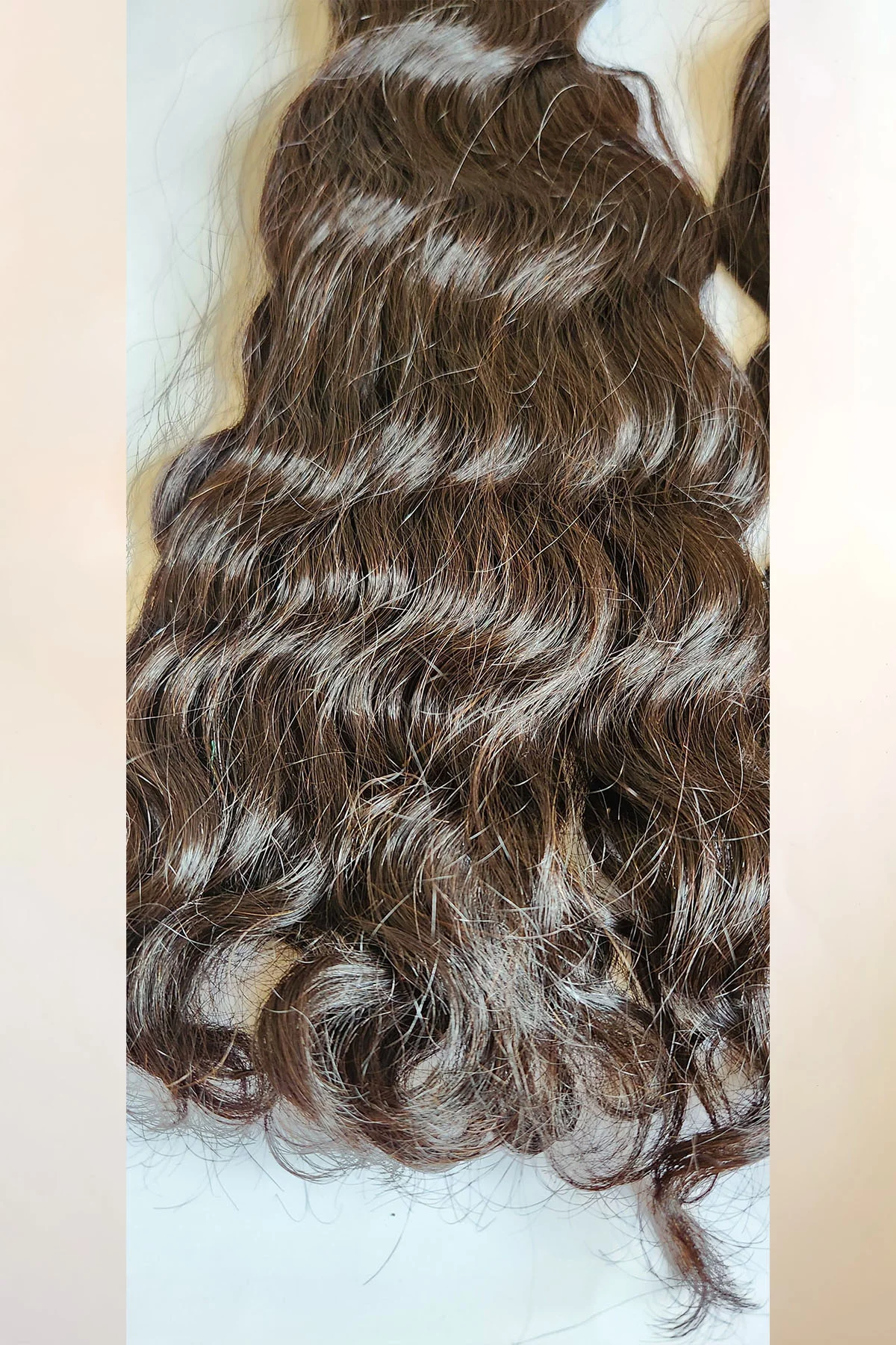 PURE RAW VIRGIN BURMESE DOUBLE DRAWN WEFT WAVY HAIR 200G 16INCHES