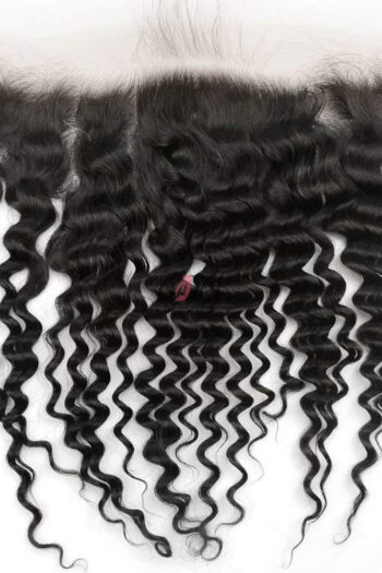 Raw virgin Indonesian deep wave hair HD lace frontal