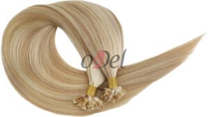 REMY FILIPINO FLAT-TIP HAIR EXTENSIONS – 27/613 STRAWBERRY BLEACH BLONDE