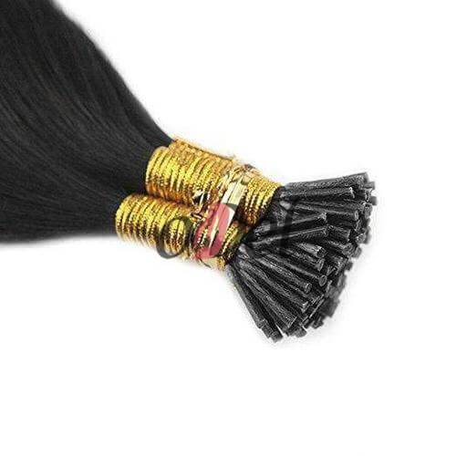 REMY VIRGIN FILIPINO I TIP EXTENSIONS 1G MICRO RINGS 1 BLACK