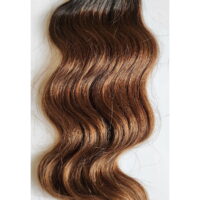 VIRGIN REMY BURMESE OMBRE NATURAL WAVE HAIR NATURAL COLOUR_6 100G