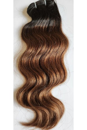 VIRGIN REMY BURMESE OMBRE NATURAL WAVE HAIR NATURAL COLOUR_6 100G