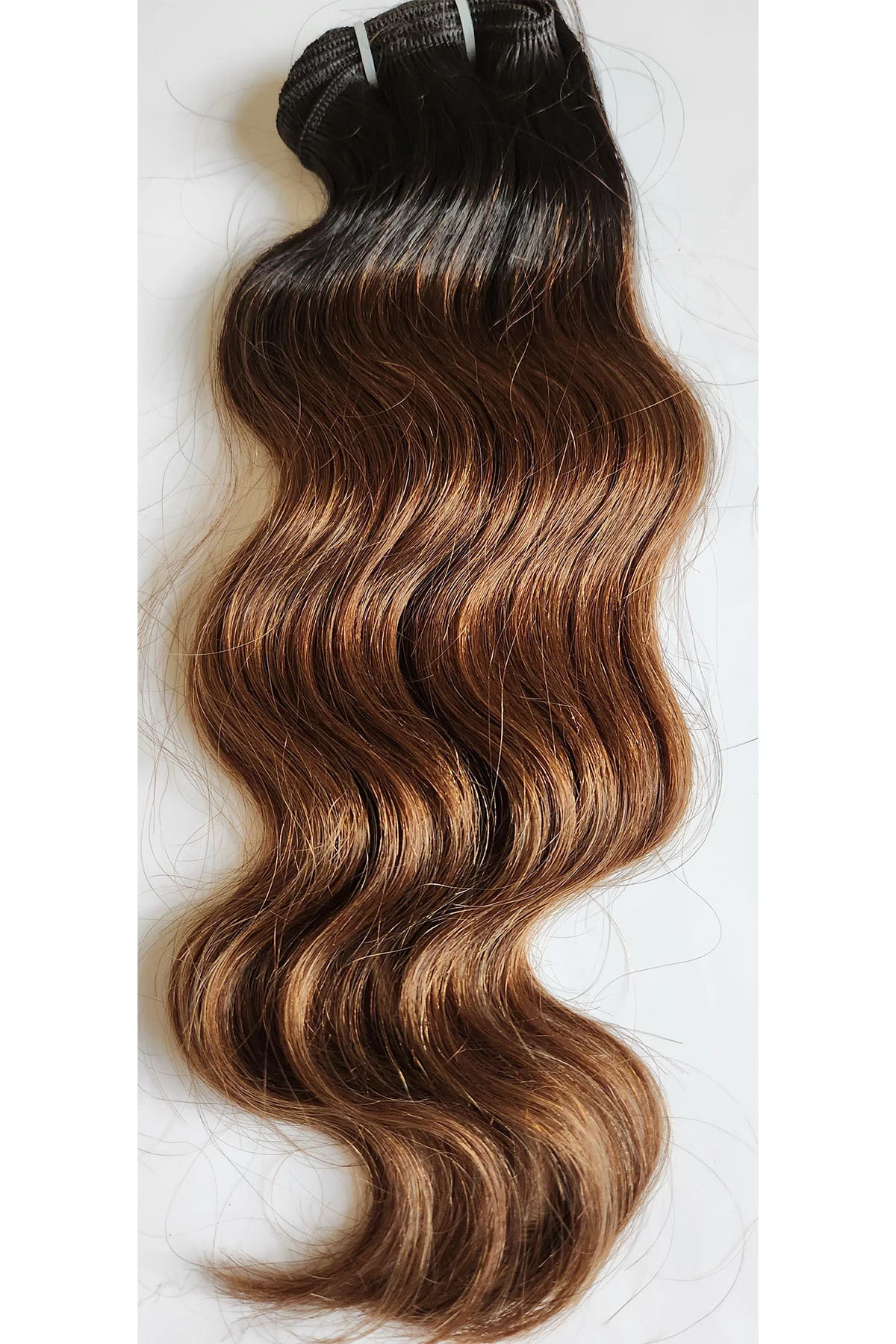 VIRGIN REMY BURMESE OMBRE NATURAL WAVE HAIR NATURAL COLOUR_6 100G