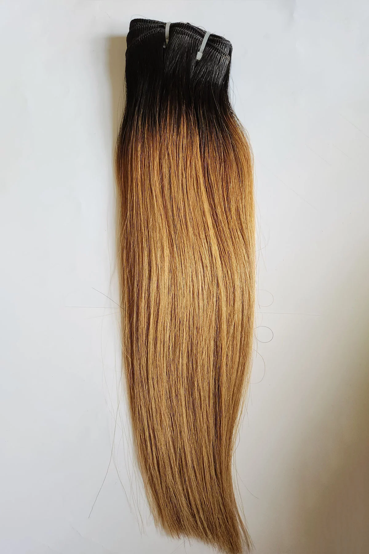 VIRGIN REMY BURMESE OMBRE STRAIGHT HAIR NATURAL COLOUR_27 100G