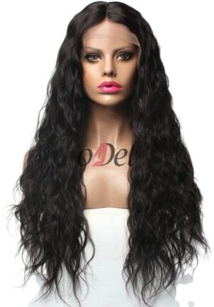 VIRGIN REMY BURMESE WAVY LACE HD FRONTAL WIG 180 DENSITY