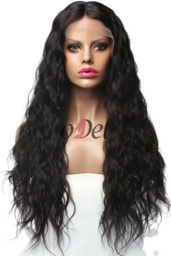 VIRGIN REMY BURMESE WAVY LACE HD FRONTAL WIG 180 DENSITY