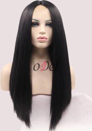 VIRGIN FILIPINO DOUBLE DRWAN STRAIGHT HAIR HD LACE FRONTAL WIG 150% DENSITY