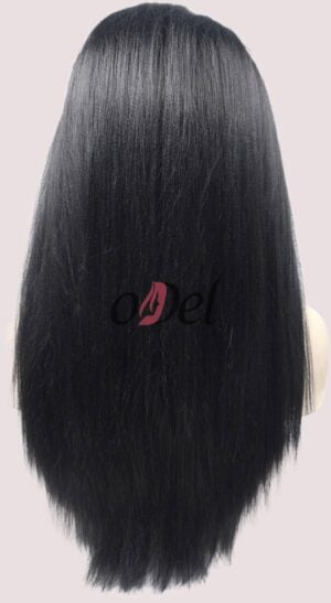 VIRGIN FILIPINO DOUBLE DRWAN STRAIGHT HAIR HD LACE FRONTAL WIG 150% DENSITY - Image 2