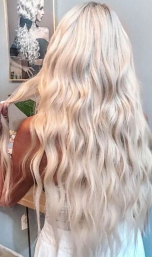 REMY FILIPINO FLAT-TIP HAIR EXTENSIONS 50G 60 PLATINUM BLONDE