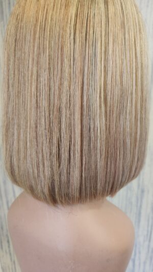 Premium Quality Blonde Bob Wig - 100% Remy Human Hair, HD Lace Closure - Image 4