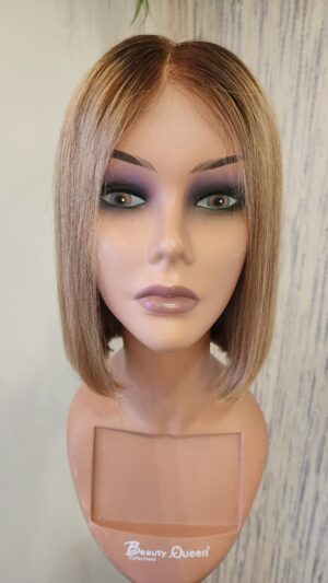 Premium Quality Blonde Bob Wig - 100% Remy Human Hair, HD Lace Closure - Image 2