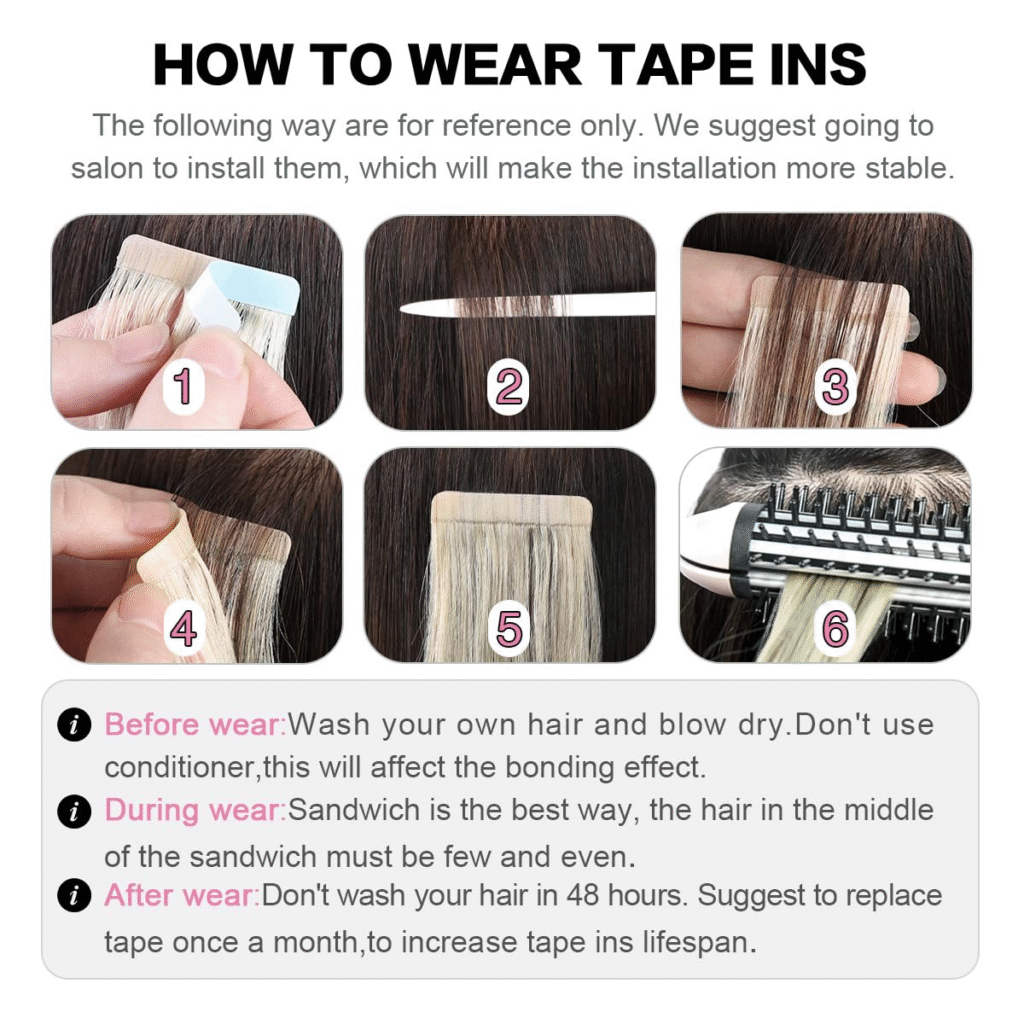 Tape Hair Extensions Near Me uk