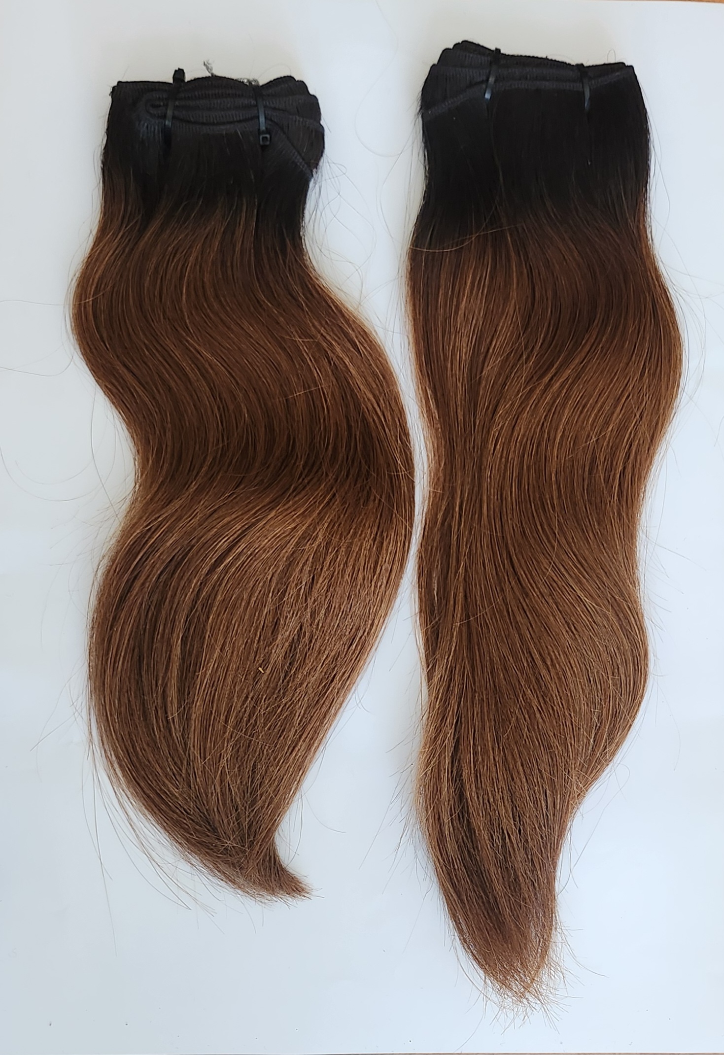 Indonesian Ombre straight hair 200g 14inches and 16inches colour natural/10
