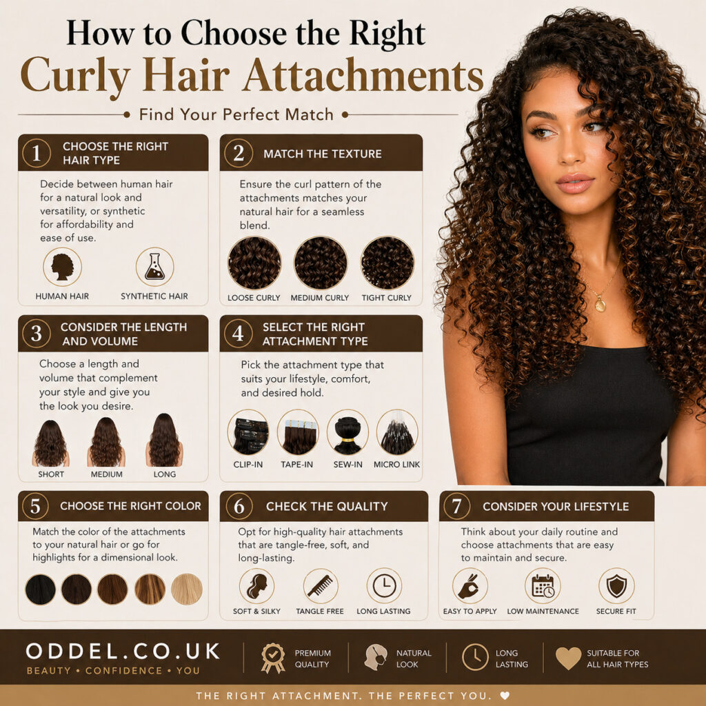 How to Choose the Right Curly Hair Attachments