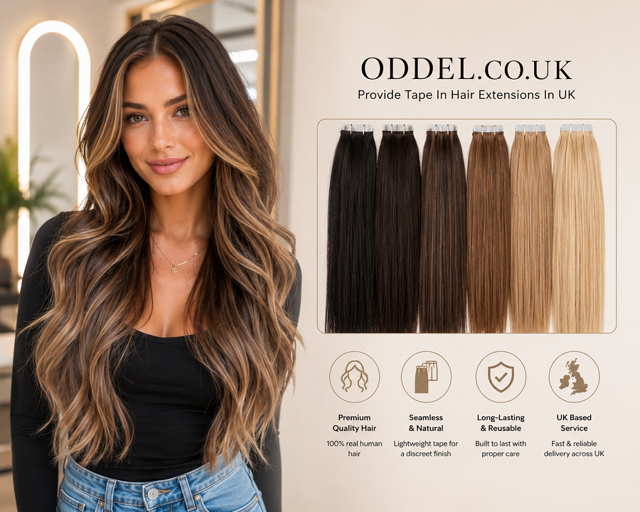Oddel Provide Tape In Hair Extensions In UK