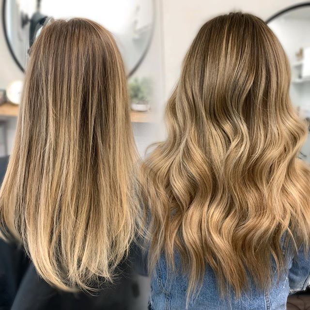 Tape In Extensions Before and After
